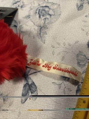 Weepul Weeple Fuzzy Pom Sticky Feet You’re My Sweetheart Red - Thumbnail 2