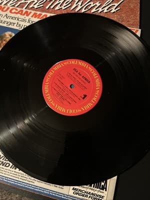 The Historic Recording We Are The World Vinyl Record w/ inner sleeve 1985 - Thumbnail 5