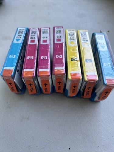 Genuine New Hp 920 Ink Magenta Cyan Yellow Mixed Lot Of 7 - Thumbnail 3