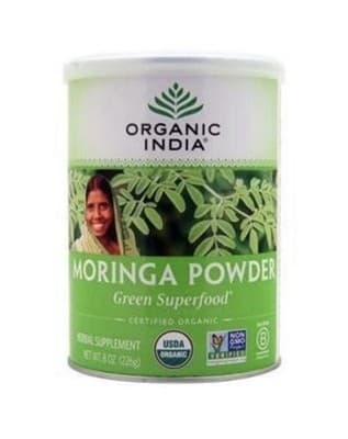 Organic India Moringa Powder Green Superfood - Certified Organic 8 oz Ex 05/29