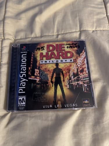 Die Hard Trilogy (Sony Playstation 1, 1996 PS1) CIB Complete In Box
