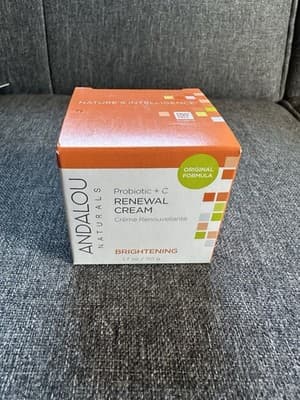 New ANDALOU naturals Probiotic + C RENEWAL CREAM 1.7oz Brightening NIB