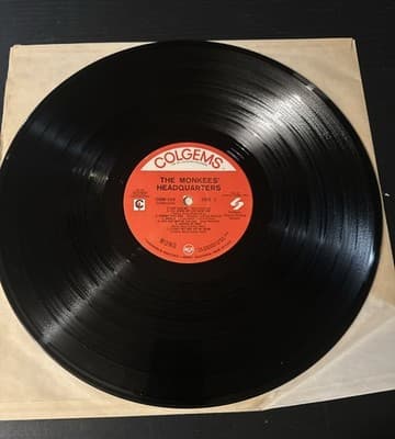 THE MONKEES HEADQUARTERS 12" LP VG+ VINYL RECORD COLGEMS 1967 - Thumbnail 4