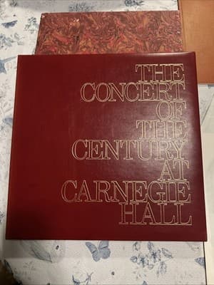 AUTOGRAPHED Concert Of The Century At Carnegie Hall Vinyl Set Of 2 Limited EXC - Thumbnail 2
