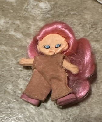Vintage Flatsy Mini Bendable Poseable Girl Dolls 1970 Ideal VTG