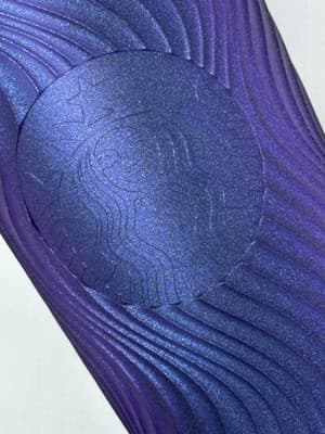 NWT STARBUCKS 2025 PURPLE/GREEN SWIRL SIREN/MERMAID 24oz VENTI TUMBLER COLD CUP - Thumbnail 3