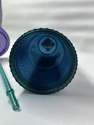 NWT STARBUCKS 2025 PURPLE/GREEN SWIRL SIREN/MERMAID 24oz VENTI TUMBLER COLD CUP - Thumbnail 6