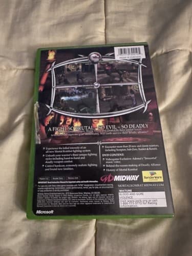 Mortal Kombat Deadly Alliance (XBOX) Game - Thumbnail 2