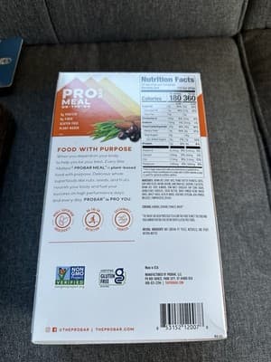 ProBar Meal On-the-Go Bar Peanut Butter Chocolate Chip 12 bars - Thumbnail 3