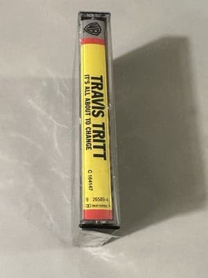 Travis Tritt Cassette, It’s All About To Change Brand New, Factory Sealed!! - Thumbnail 2