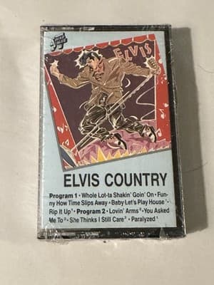 SEALED-Elvis Country by Elvis Presley (Cassette, RCA)
