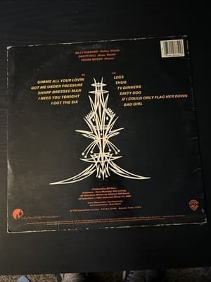Original ZZ Top Eliminator 1983 Warner Bros. Records 1-23774 Album - Thumbnail 2