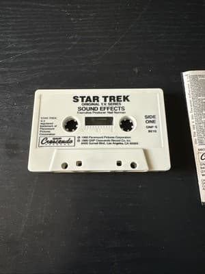 Vintage Star Trek Sound Effects from TV Soundtrack Cassette Tape TESTED - Thumbnail 4
