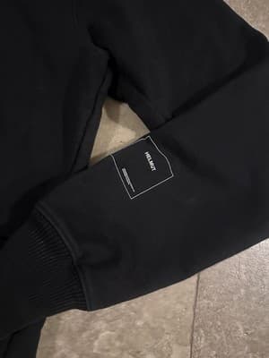 Helmut Lang Black Graphic Sz. S Hoodie 1986 - Thumbnail 3
