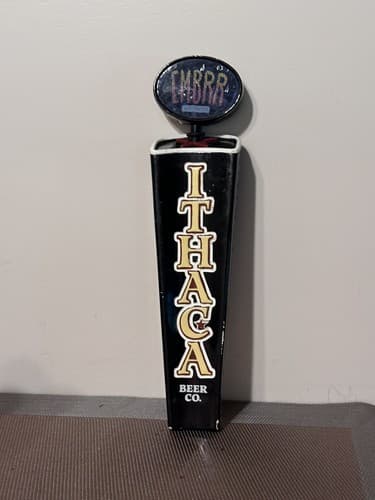 Ithaca Beer Co. EMBRR Rye Porter Tap Handle 12"