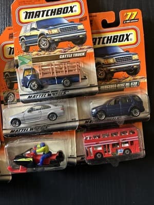 Mixed Lot Hot Wheels Matchbox Cars Trucks Blimp New In Package 40 Vehicles - Thumbnail 7