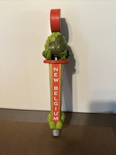 New Belgium Brewing HOP KITCHEN Figural Frog Craft Beer 12" Tap Handle - Thumbnail 5