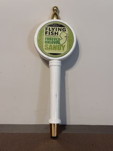 ORIGINAL Flying Fish Forever Unloved Sandy Beer Tap Handle 10.75” - Thumbnail 2