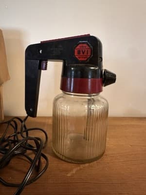 Vintage Burgess BVI Electric Sprayer with original box - Thumbnail 3