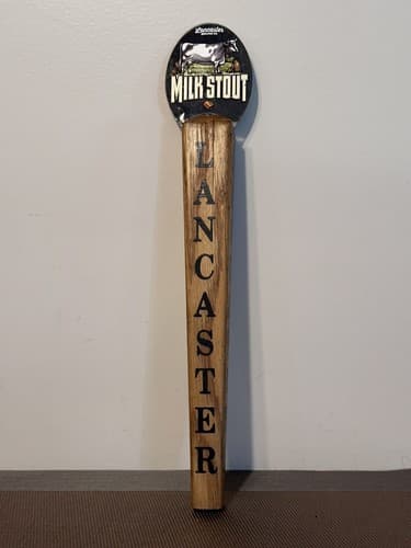 Lancaster Brewing "Milk Stout" Tap Handle 15.5” - Thumbnail 2