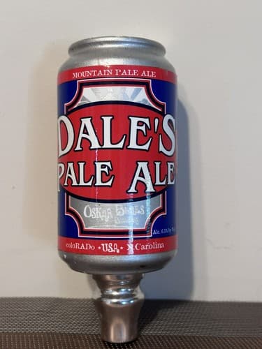 12 oz. Size Can DALE'S PALE ALE Oscar Blues Brewery Beer Ale Tap Pull Handle