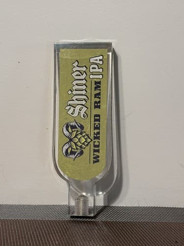 Shiner IPA Wicked Ram Acrylic Shotgun Tap