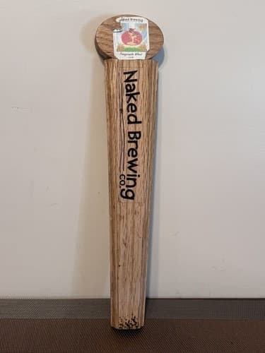 Naked Brewing Co. Pomegranate Wheat Tap Handle Knob - Thumbnail 2