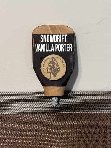 Snowdrift Vanilla Porter Bar Tap Handle J. Leinenkugel Brewing Co - Thumbnail 2