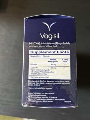 3 PACK NEW VAGISIL PROBIOTIC ORAL SUPPLEMENT MENOPAUSE SUPPORT 30 CAPSULES - Thumbnail 4