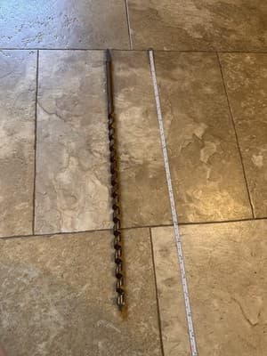 18” Vintage Auger Drill Bit