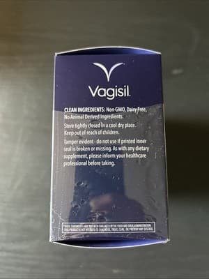 3 PACK NEW VAGISIL PROBIOTIC ORAL SUPPLEMENT MENOPAUSE SUPPORT 30 CAPSULES - Thumbnail 3