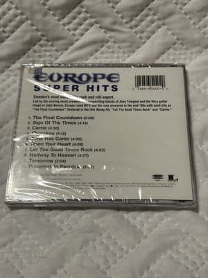 Super Hits by Europe (CD, Jan-1998, Epic/Legacy) NEW-SEALED! - Thumbnail 2