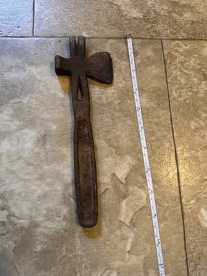 Vintage Antique Tomahawk Crate Box Building Opener Hammer Hatchet Tool - Thumbnail 2
