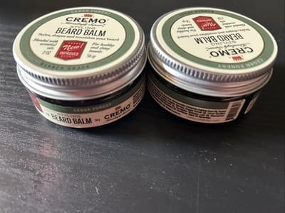 Lot 2 Cremo Styling Beard Balm Cedar Forest Tubs 2 oz Each Barber Grade Premium - Thumbnail 3