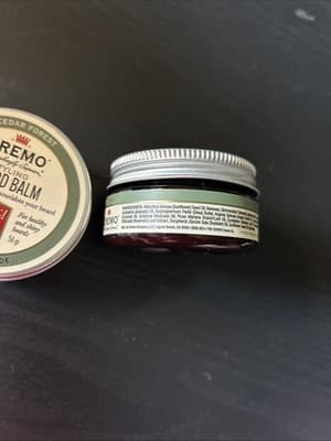 Lot 2 Cremo Styling Beard Balm Cedar Forest Tubs 2 oz Each Barber Grade Premium - Thumbnail 4