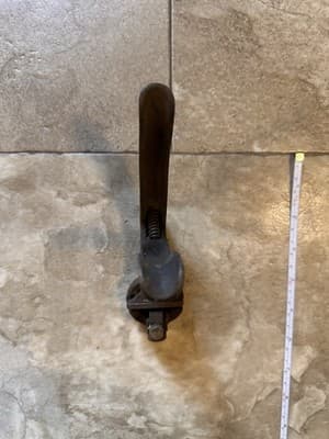 Antique STANLEY Hand Saw Tooth Set Pistol Grip Made in U.S.A Stanley Inside Grip - Thumbnail 3