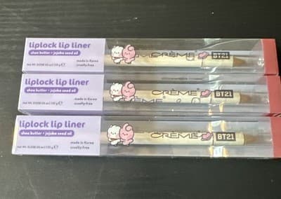 The Crème Shop Liplock Lip Liner-Encore- 3 Pack!! Brand New!!