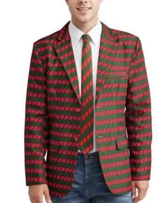 Dec25th Christmas Holiday Blazer WITHOUT TIE Houndstooth Size S Mens Brand New - Thumbnail 2