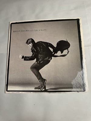 Bryan Adam. Cuts Like A Knife. EX Vinyl LP. In Shrink. 1983 Original. Club Edt.