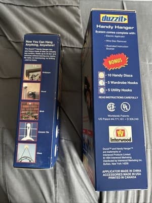 Duzzit Handy Hanger Thermal Bond Hanging System With Accessories Hooks - Thumbnail 2