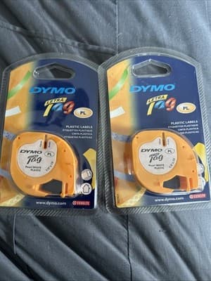 DYMO Letratag Refill Tapes Huge Lot Plastic Metallic Iron On - Thumbnail 3
