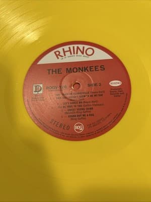 MINT MEET THE MONKEES NUMBERED #502 RUN OUT DOUBLE LP NEW SEALED YELLOW VINYL - Thumbnail 4