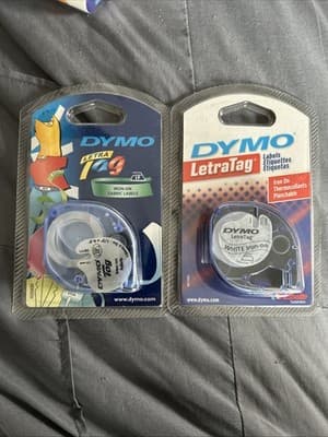DYMO Letratag Refill Tapes Huge Lot Plastic Metallic Iron On - Thumbnail 5
