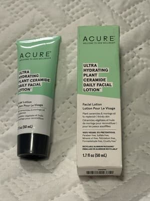 Sealed ACURE Ultra Hydrating Plant Ceramide Daily Facial Lotion, 1.7oz