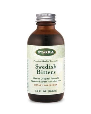 Flora Swedish Bitters, Alcohol-Free, 3.4 Fluid Ounces