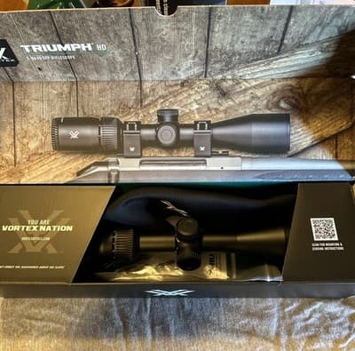 Vortex Triumph HD Riflescope 3-9x40 SFP 1" Tube Dead-Hold BDC MOA Reticle - Thumbnail 4