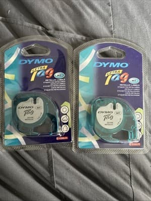 DYMO Letratag Refill Tapes Huge Lot Plastic Metallic Iron On - Thumbnail 4