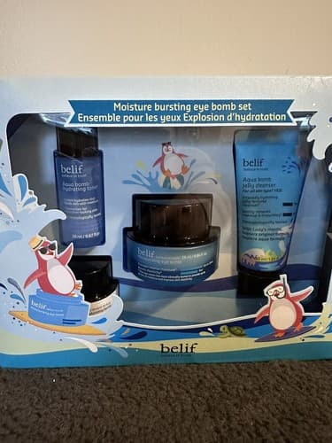 Belif It's the Bomb! Gift Set. Aqua, Moisturizing & Eye Bomb with Jelly Cleanser - Thumbnail 2