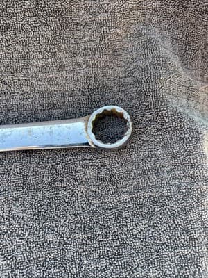 Vintage Snap On Tool Combination Wrench OEX-28 7/8" SAE 12 Point USA - Thumbnail 3
