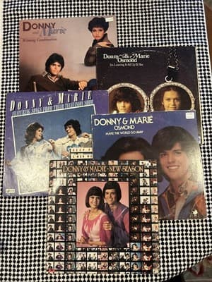 5 Record Lot lp Vinyl Donny & And Marie Osmond Ex Cond PATTY#1